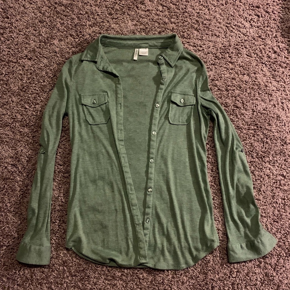 Button down long sleeve shirt